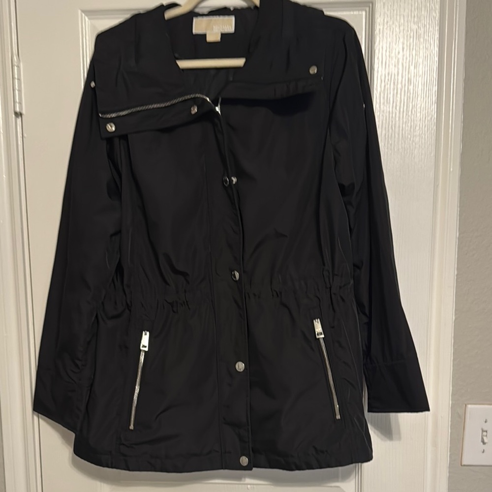 Michael Kors Black Hooded Jacket